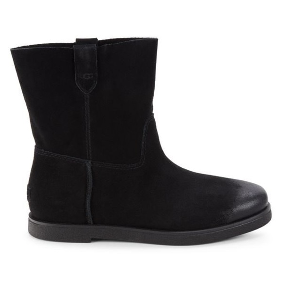 NEW UGG Josefene Black Suede Boots Size 5.5 - Picture 1 of 7
